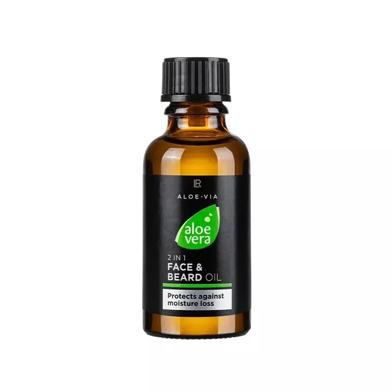 LR Health&Beauty Aloe Via Aloe Vera Men's Face and Beard 2 in 1 Oil 30 ml./1 fl.oz.