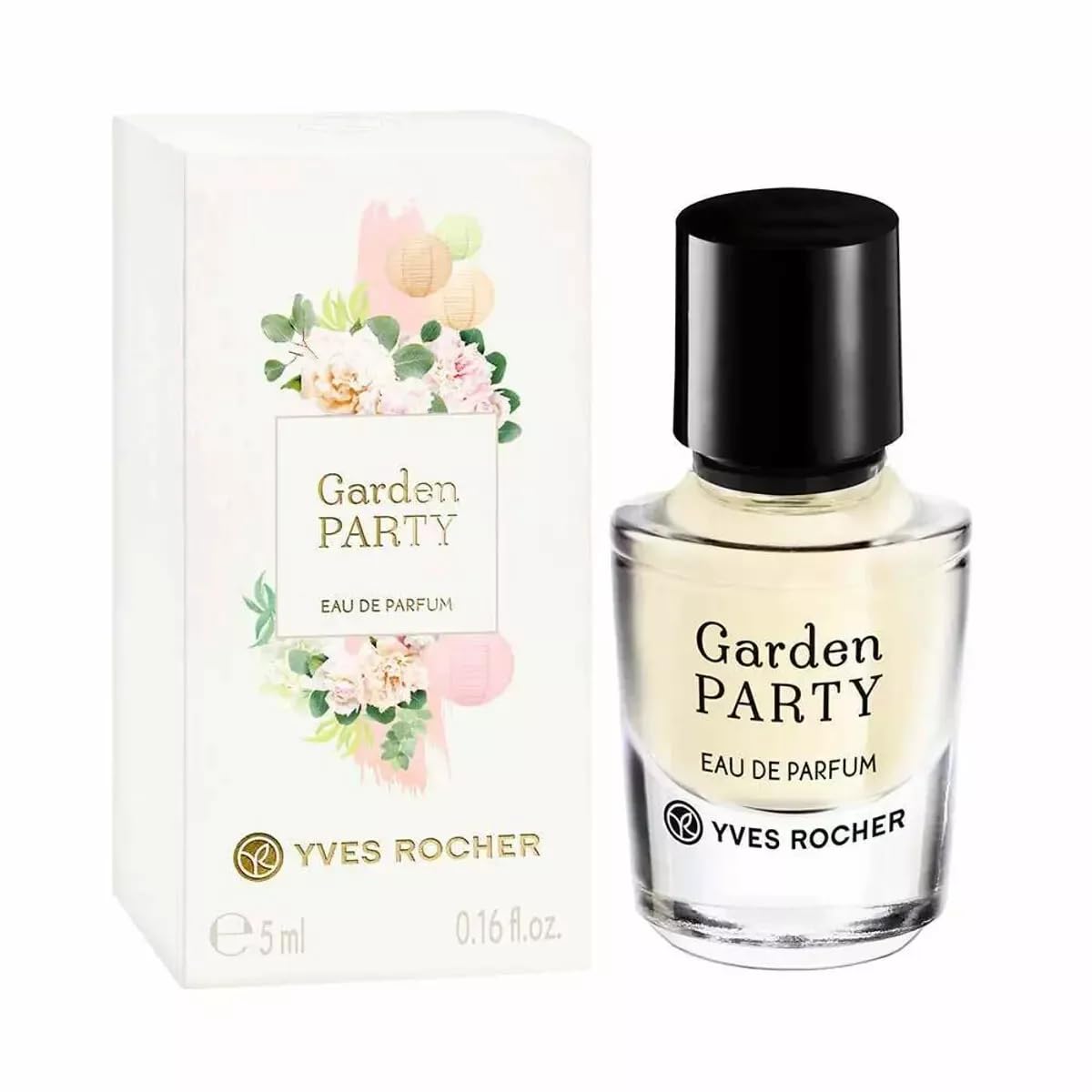 Yves Rocher Garden Party Eau de Parfum for Women Long Lasting Fragrance Spray 5 ml./ 0.16 fl.oz.