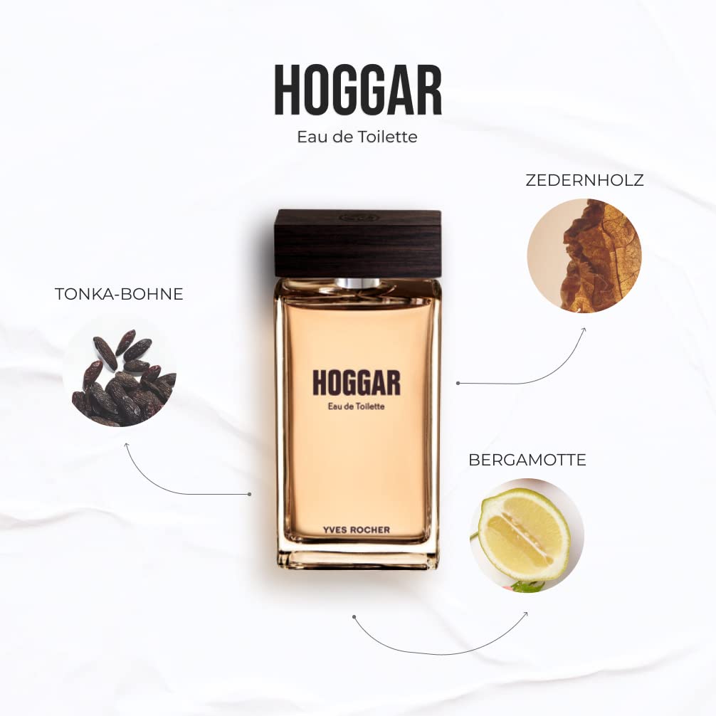 Yves Rocher Hoggar Eau de Toilette for Men,50 ml./1.69 fl.oz.