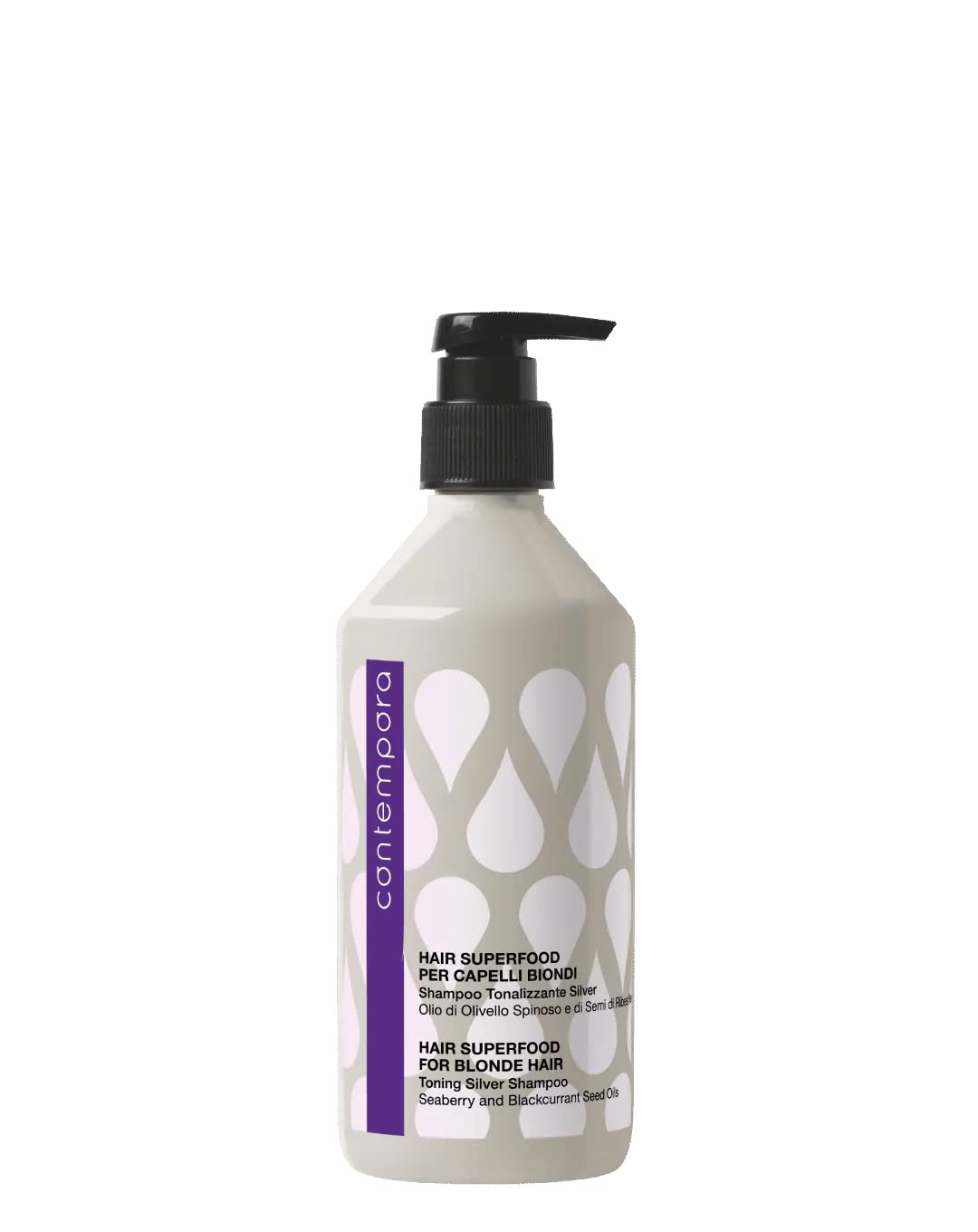 Contempora Hair Superfood Toning Silver Shampoo 500ml