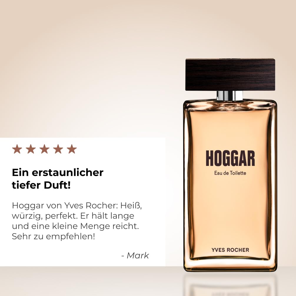 Yves Rocher Hoggar - Eau de Toilette for Men, 100 ml./3.3 fl.oz.