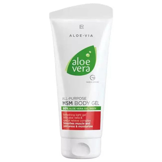 LR Health&Beauty Aloe Via Aloe Vera Relaxing MSM Thermal Gel Moisturising Body Care Women Men 200 ml./6.7 fl.oz.
