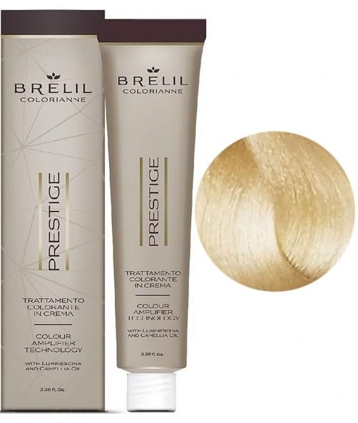 Brelil Colorianne Prestige Technologically Advanced Cream Dyeing Treatment Hydra Color Technology, Gold Platinum Superlightener, 100 ml./3.38 fl.oz. (100/3)