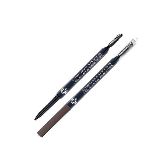 Yves Rocher Ultra Longwearing Eyebrow Pencil, 02 CENDRE - Precise Definition, Long-Lasting, Smudge-Proof, Natural Finish, Easy Application, Brow Makeup, Daily Use, Accurate Shape, Hair-Like Strokes
