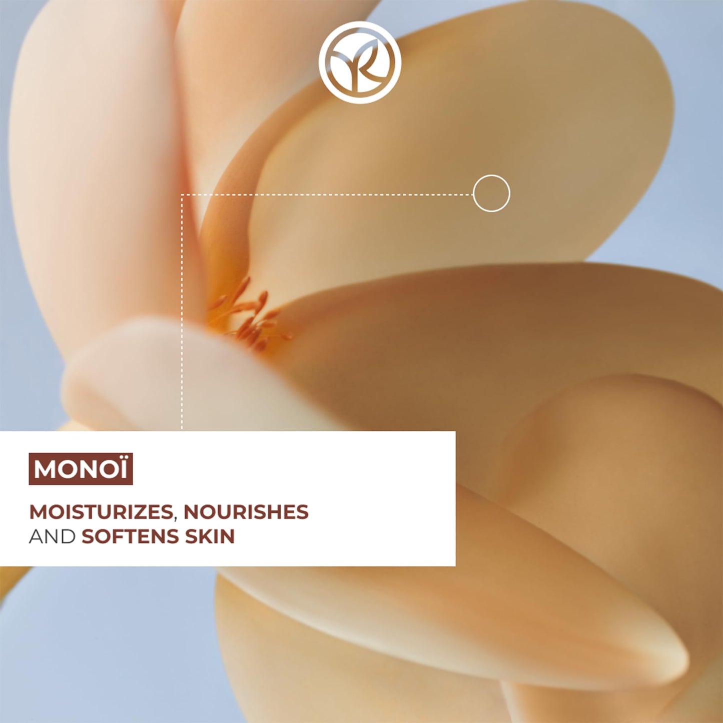 Yves Rocher Monoï de Tahiti Monoi Moisturizing Body Milk Coconut and Tiare Scent Lotion All Skin Types 390 ml./13.1 fl.oz.