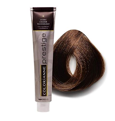 Brelil Colorianne Prestige Technologically Advanced Cream Dyeing Treatment Hydra Color Technology, Savannah Dark Blonde, 100 ml./3.38 fl.oz. (6/39)