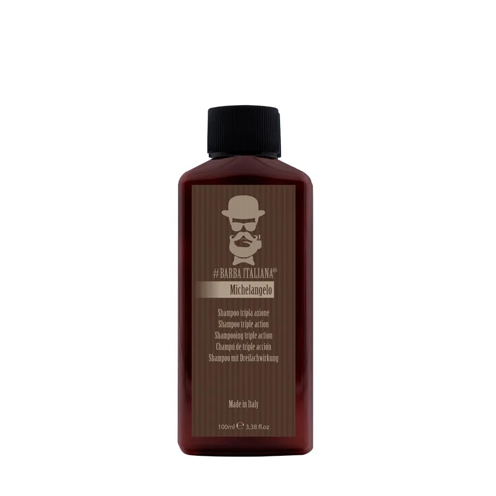 Barba Italiana Michelangelo Trivalent Shampoo for Men - Triple Action Formula