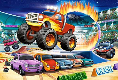 Castorland Puzzle 40 Maxi Pieces, Jumping Monster Truck - В-040308