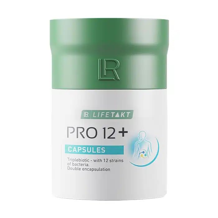 LR Health&Beauty Lifetakt PRO12+ Intestine Support Capsules Women Men Tablets Every Day Natural Treatment Vitamins - 30 pcs