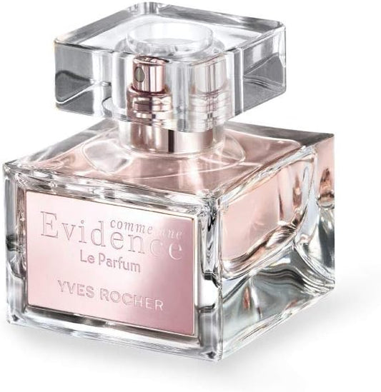 Yves Rocher Comme Une Evidence Le Parfum Sensual & Feminine Eau de Perfume Rose & Patchouli Gift Idea for Women Long Lasting Fragrance Spray 30 ml./1 fl.oz.