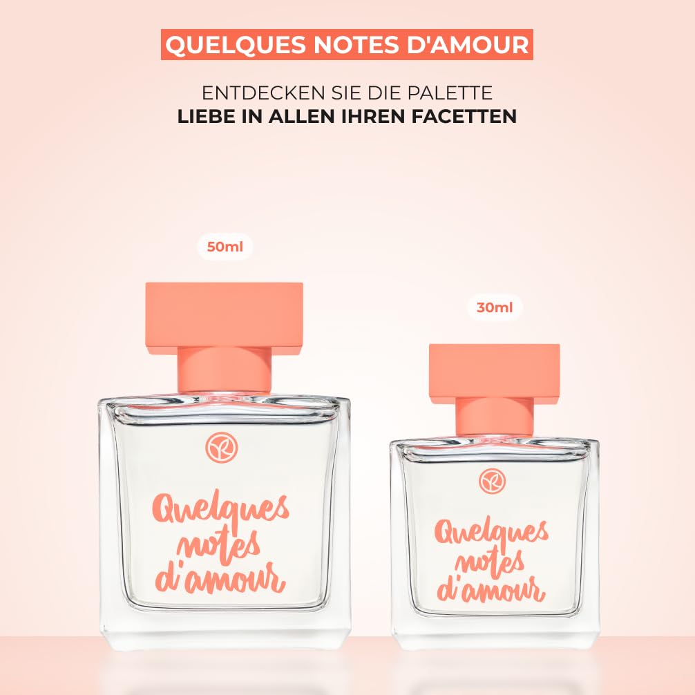 Yves Rocher Eau de Parfum Quelques Notes d`Amour, 50 ml. / 1.6 fl.oz.