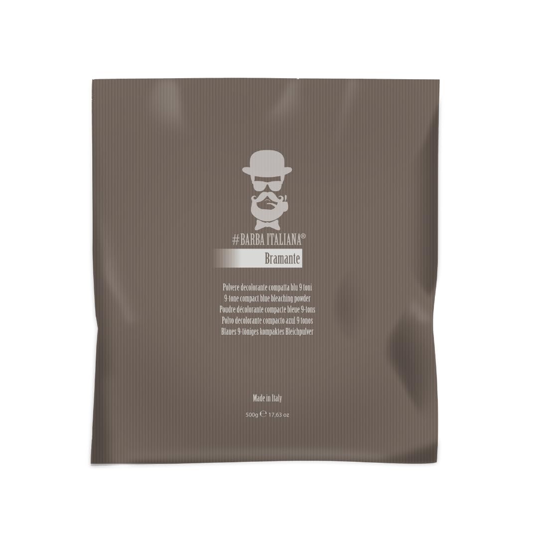 Barba Italiana Bramante Powder Blue Hair Lightening Powder 500g/17.63Oz - Up to 9 Tones Lighter