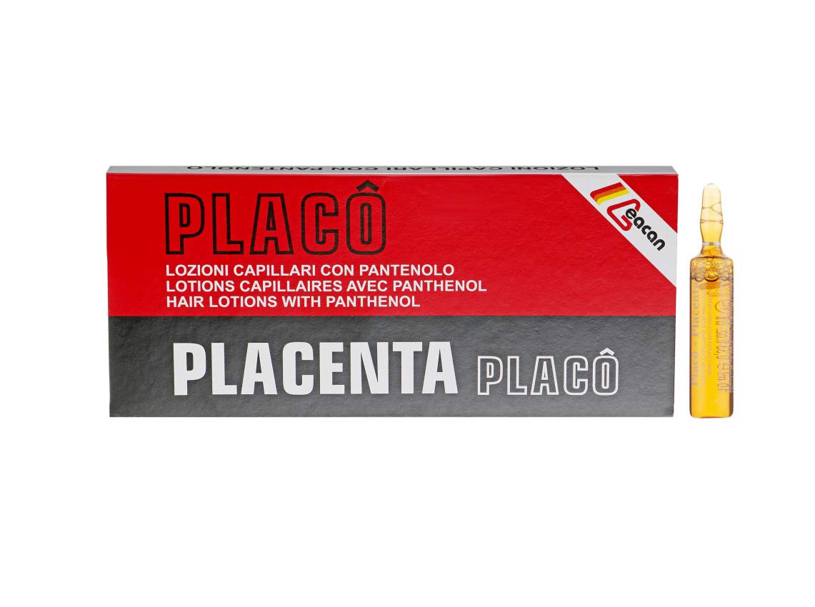 Black Professional Line Placenta Pantovit Hair Ampoules, 12x10 ml./0.33 fl.oz.