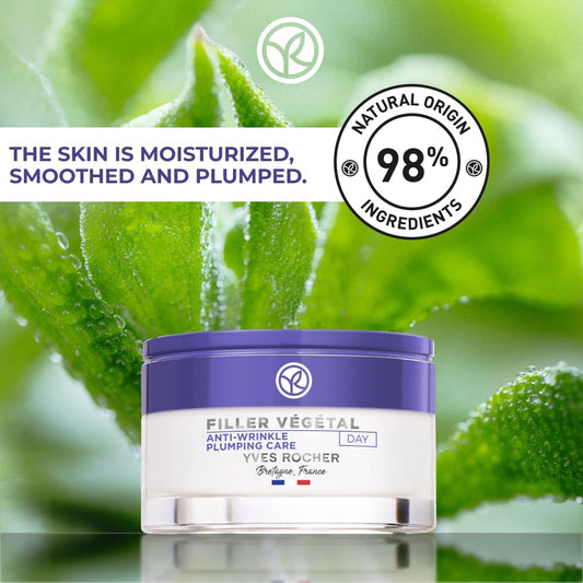 Yves Rocher Filler Vegetal Anti-wrinkle Plumping Care - Day and Night (Set)