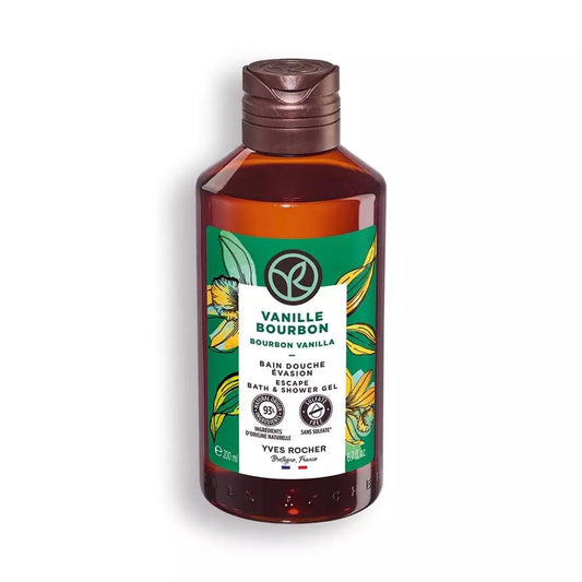 Yves Rocher Bourbon Vanilla Nourishing Shower Gel Bath & Body Routine Women Men Day Care 200 ml./6.7fl.oz.