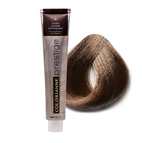 Brelil Colorianne Prestige Technologically Advanced Cream Dyeing Treatment Hydra Color Technology, Glacial Light Blonde, 100 ml./3.38 fl.oz. (8/21)