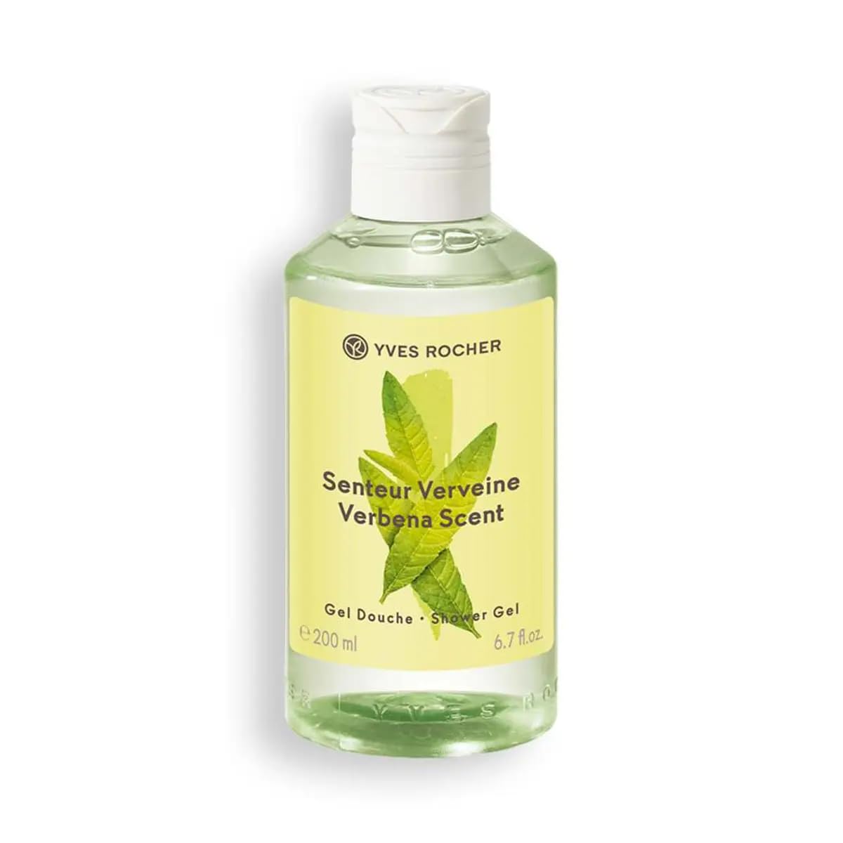 Yves Rocher Perfumed Bath & Shower Gels Moisturizing Body Nourishng Skin Verbena Leaves - 200 ml./ 6.7 fl.oz.