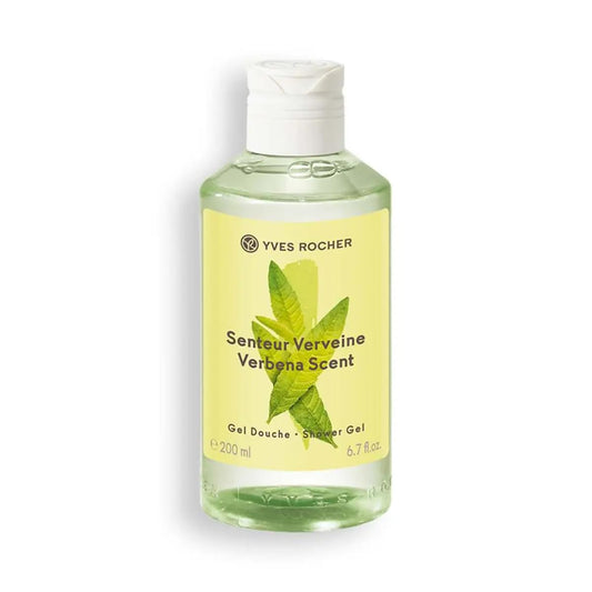 Yves Rocher Perfumed Bath & Shower Gels Moisturizing Body Nourishng Skin Verbena Leaves - 200 ml./ 6.7 fl.oz.