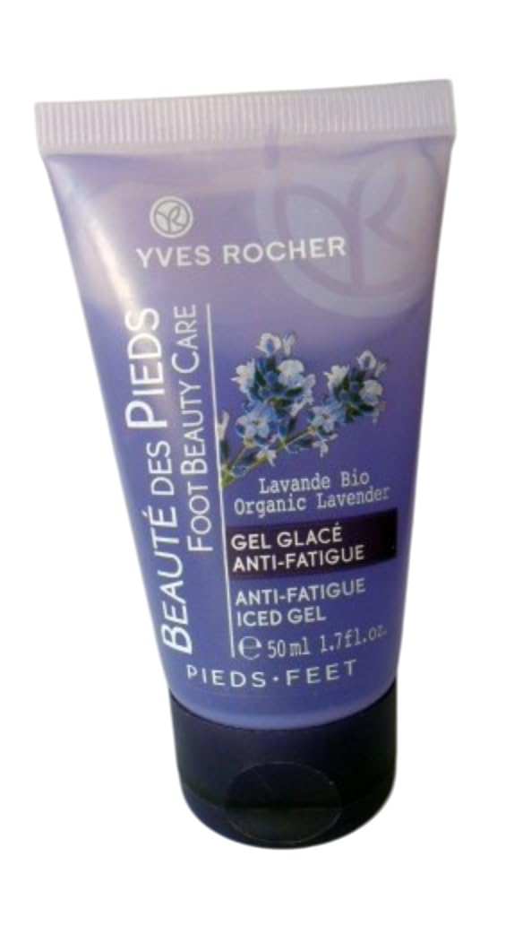 Yves Rocher Lavender-Infused Foot Soothing Iced Gel Moisturizing Feet All Skin Types Women Men - 50 ml./1.7 fl.oz.