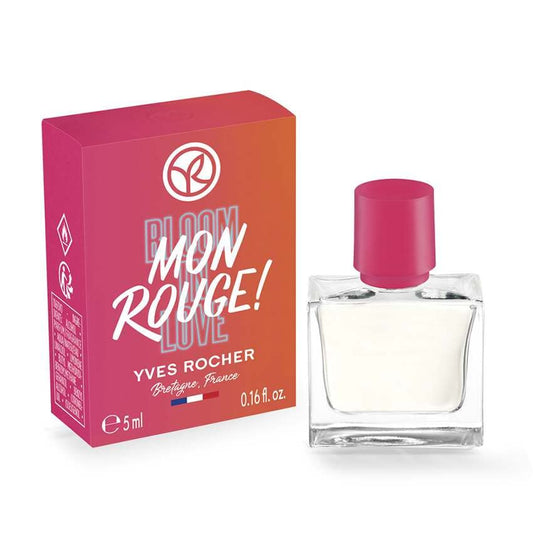 Yves Rocher Eau de Parfum for Woman - Mon Rouge Bloom in Love Mini, Travel Size, 5 ml./0.16 fl.oz.