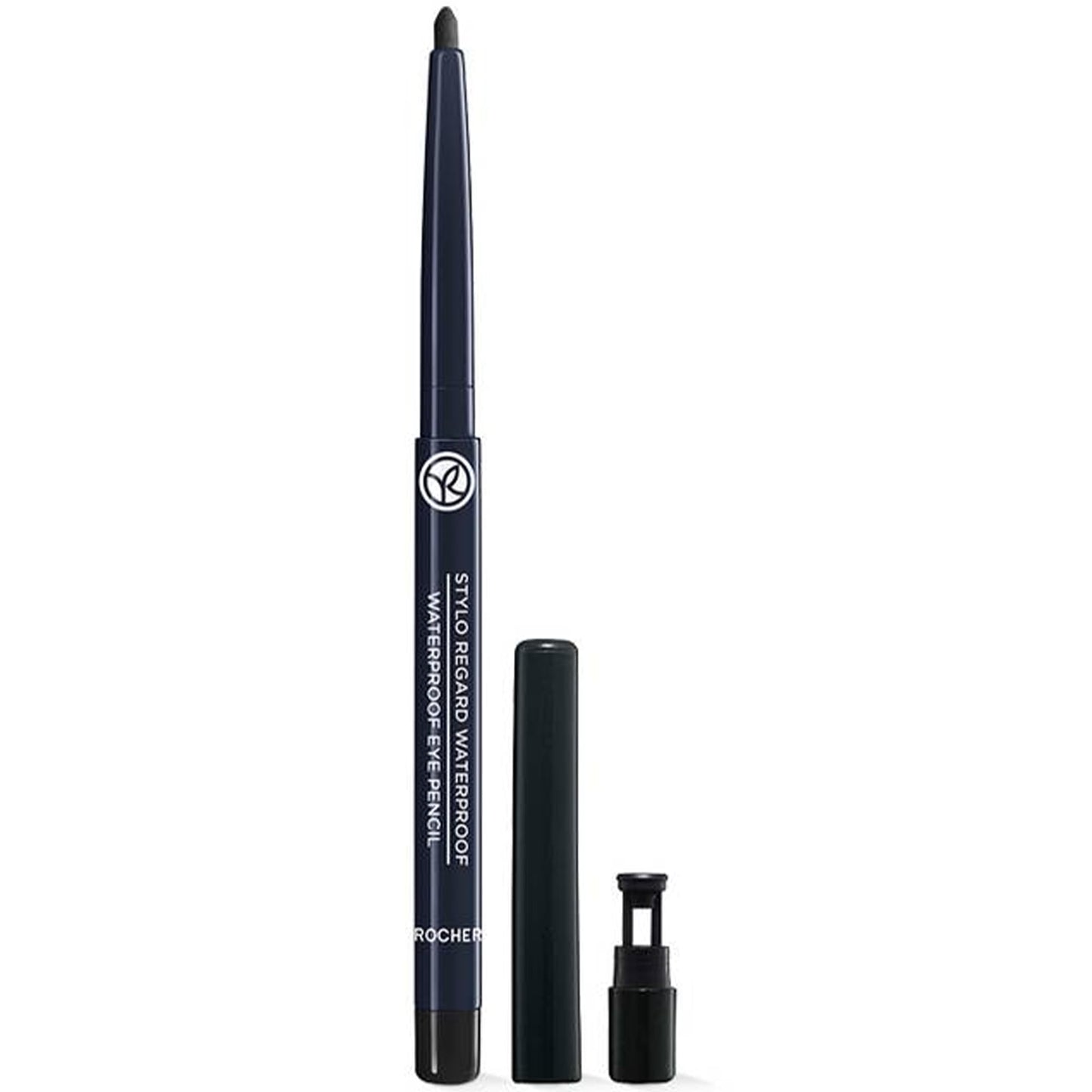 Yves Rocher Waterproof Eye Contour Pencil 01. BLACK - Long-Lasting, Smudge-Proof, Intense Color, Precise Application, Waterproof Formula, Eye Makeup, Lash Line Definition, Smoky Eye Look