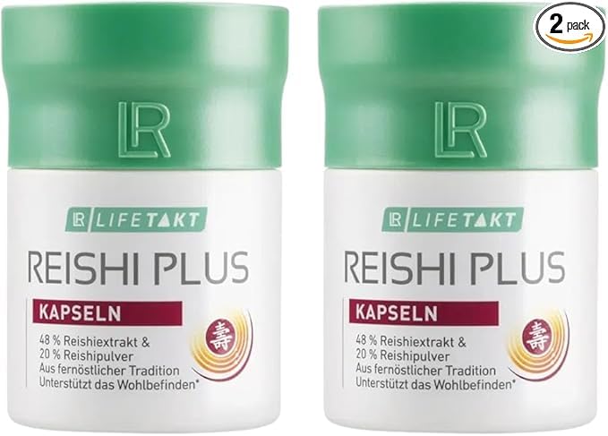 LR Health&Beauty Lifetakt Reishi Plus with Vitamin C Women Men 30 pcs Health Care Treatment Set of 2