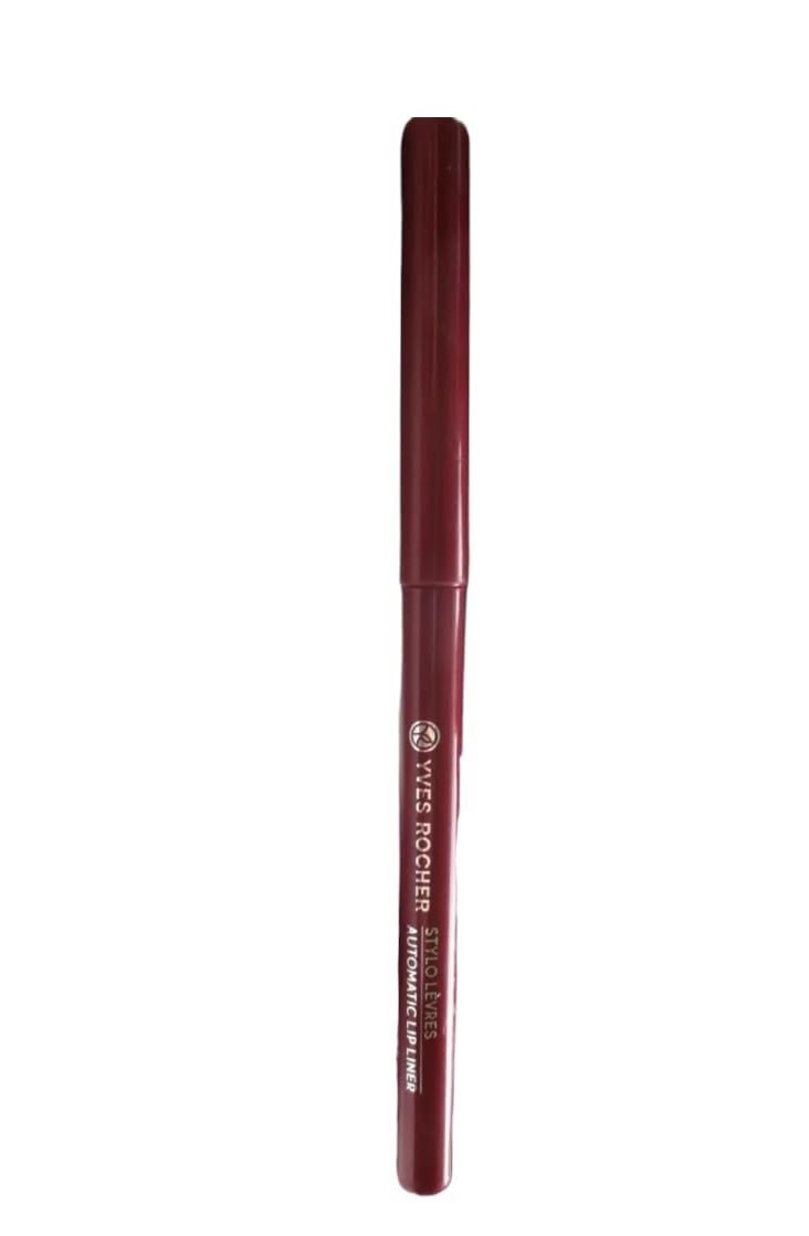 Yves Rocher Couleurs Nature Automatic Lip Liner Dark Red Dahlia Rouge Fonce Tone 32 Long Lasting Women Makeup 0.3 g