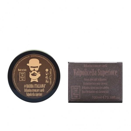 Barba Italiana VALPOLICELLA SUPERIORE Briolin for Men 100ml/3.38flOz - Extra Strong Hold Hair Styling