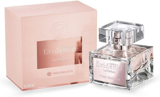 Yves Rocher Comme Une Evidence Le Parfum Sensual & Feminine Eau de Perfume Rose & Patchouli Gift Idea for Women Long Lasting Fragrance Spray 30 ml./1 fl.oz.