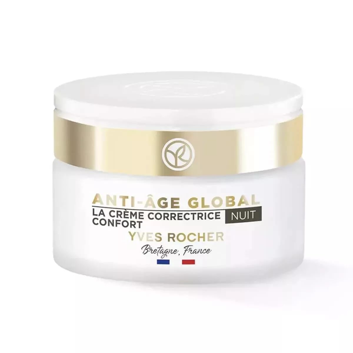 Yves Rocher Complete Anti-Age Global Night Care Face Cream Mature Skin Day Care Routine - 50 ml./1.7 fl.oz