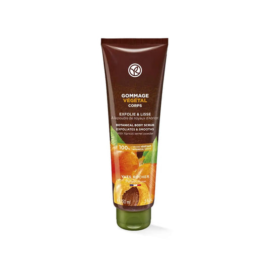 Yves Rocher Body Renewal Scrub with Apricot Kernel Powder Exfoliating Cream for Smooth - 150 ml./5 fl.oz.