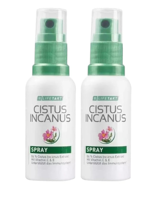 LR Health&Beauty Lifetakt Throat Spray Vitamins C and E Natural Treatment Women Men - 30 ml./1 fl.oz. Set of 2