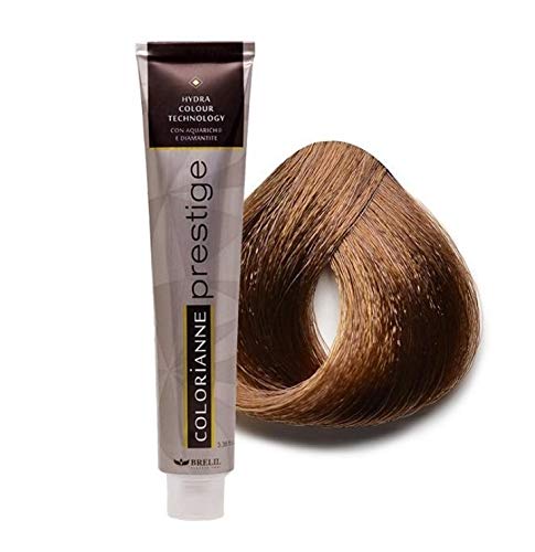 Brelil Colorianne Prestige Technologically Advanced Cream Dyeing Treatment Hydra Color Technology, Chocolate Light Blonde, 100 ml./3.38 fl.oz. (8/38)