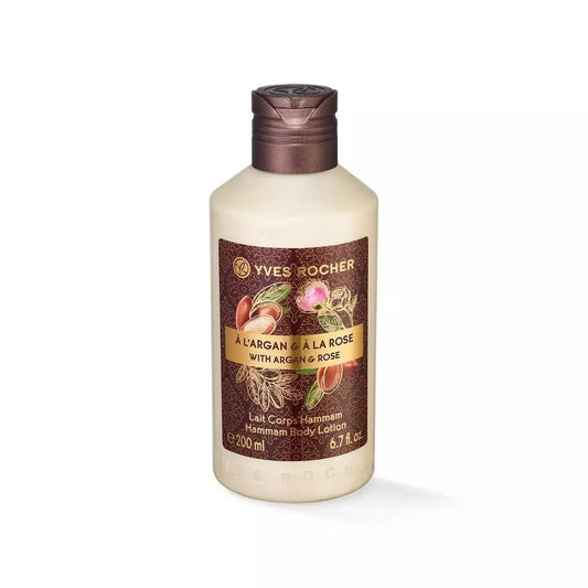 Yves Rocher Hammam Argan and Rose Petals Body Milk Lotion - 200 ml. / 6.7 fl.oz.