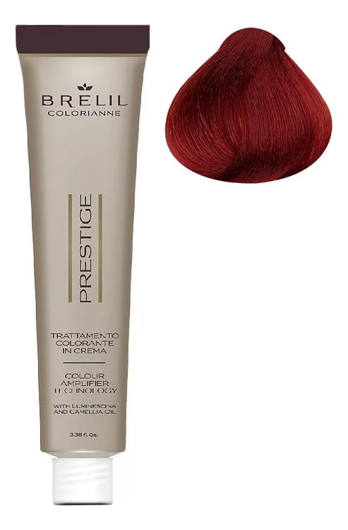 Brelil Colorianne Prestige Technologically Advanced Cream Dyeing Treatment Hydra Color Technology, Intense Red Blonde, 100 ml./3.38 fl.oz. (7/66)