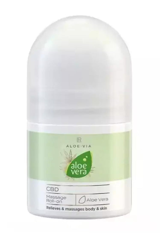 LR Health&Beauty Aloe Via Aloe Vera Roller Massager Roll On Body Care Women Men 50 ml./1.7 fl.oz.