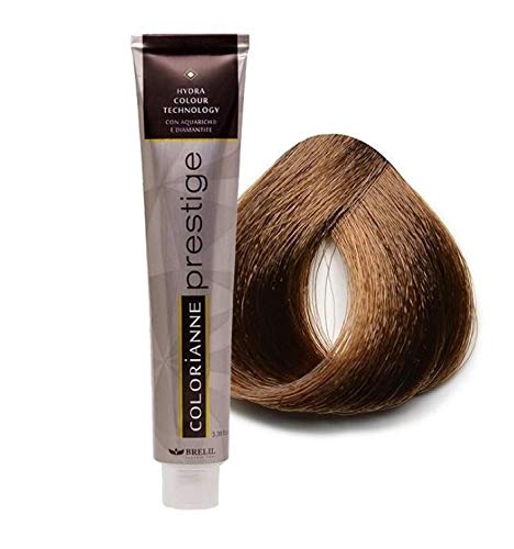 Brelil Colorianne Prestige Technologically Advanced Cream Dyeing Treatment Hydra Color Technology, Golden Blonde, 100 ml./3.38 fl.oz. (7/30)