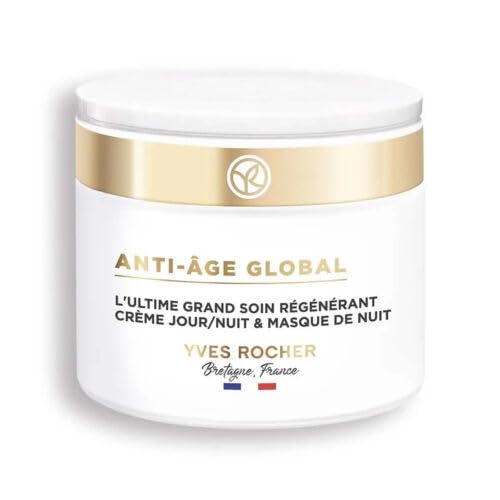 Yves Rocher Anti-Age Global Face Care Cream Moisturising Mask Women Day Care - 75 ml./2.5 fl.oz.