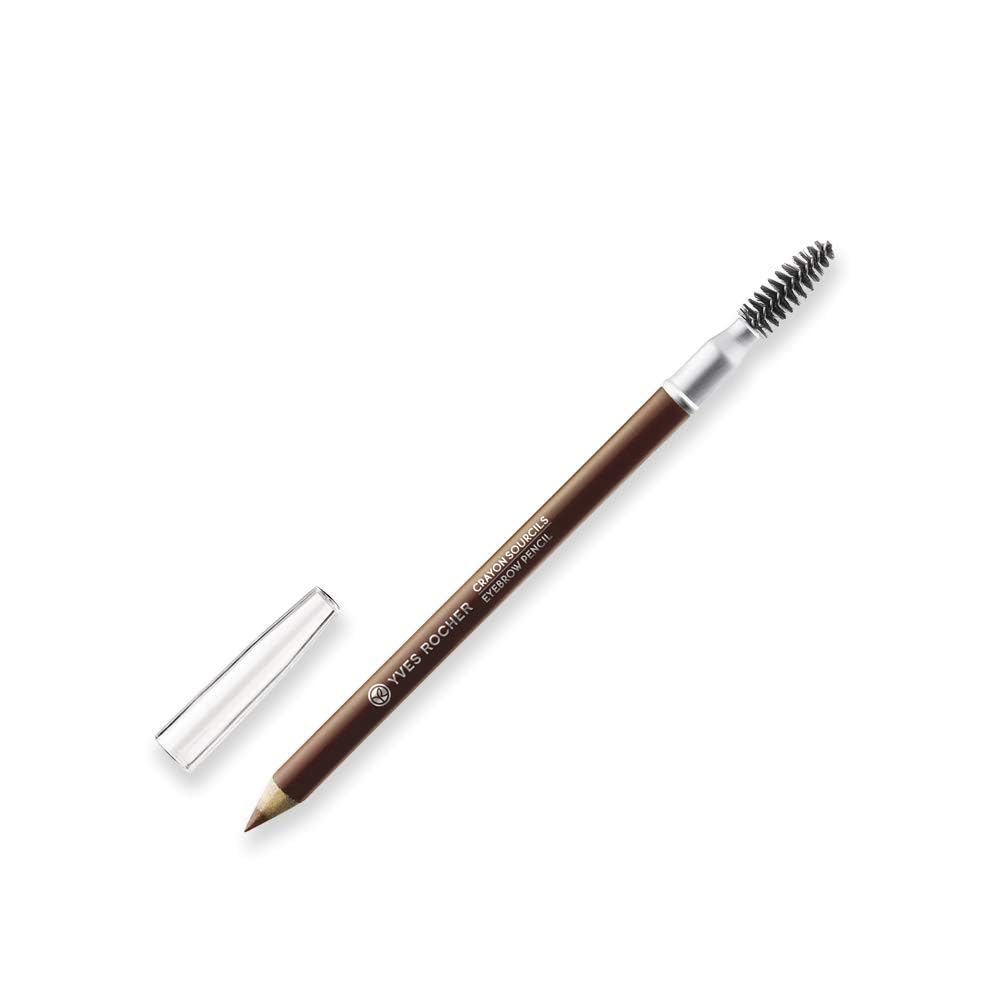 Yves Rocher Eyebrow Pencil Long Lasting Color Liner for Women Smudge-Proof Perfect 03 Chatain 1 g