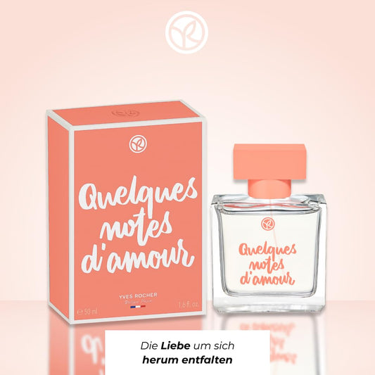 Yves Rocher Eau de Parfum Quelques Notes d`Amour, 50 ml. / 1.6 fl.oz.