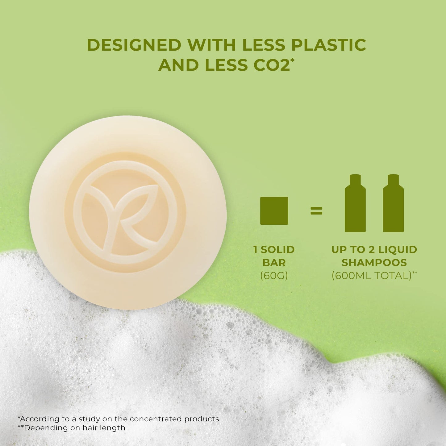 Yves Rocher Gentle Shampoo Bar ? Chamomile ? All Hair Types ? 60g ? 1 Ct