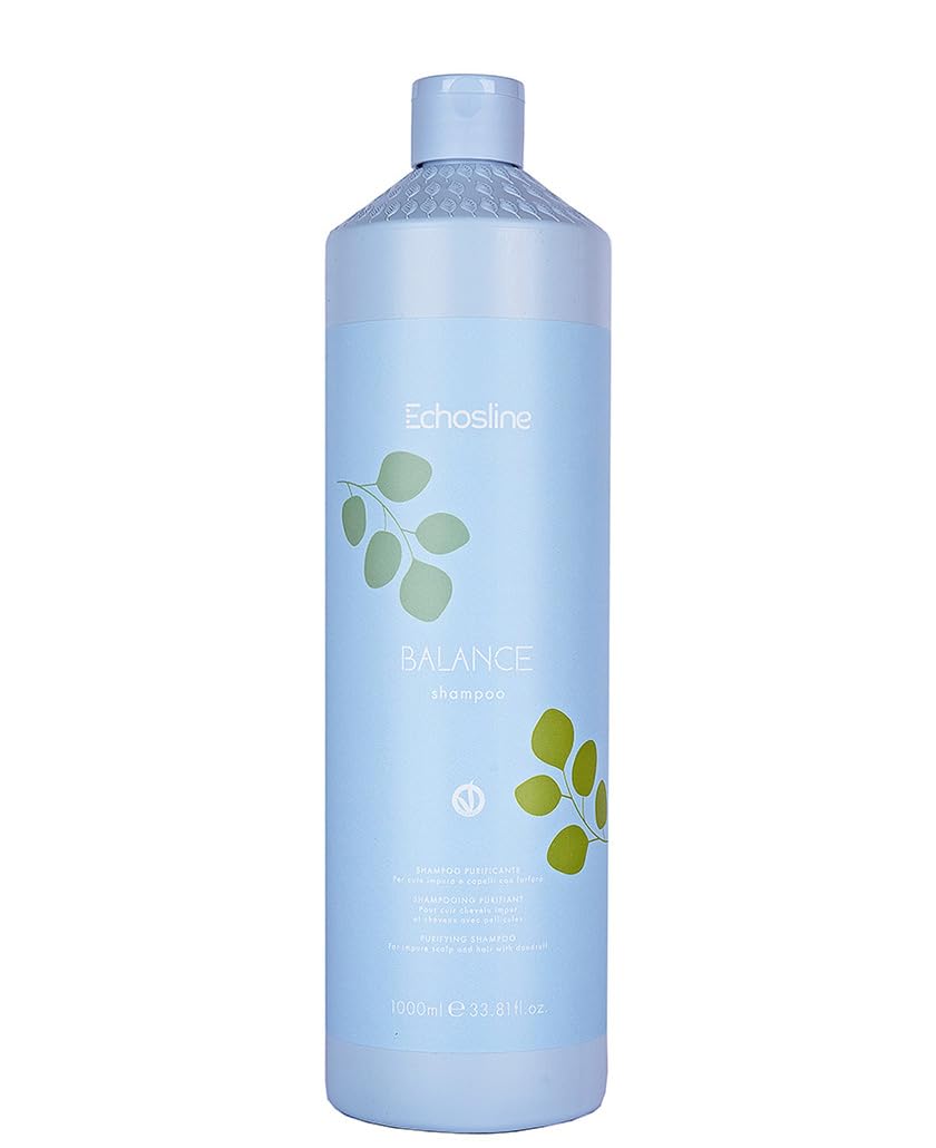 Echosline Balance Vegan Cleansing Shampoo Anti-Dandruff - 1000 ml. / 33.8 fl.oz.