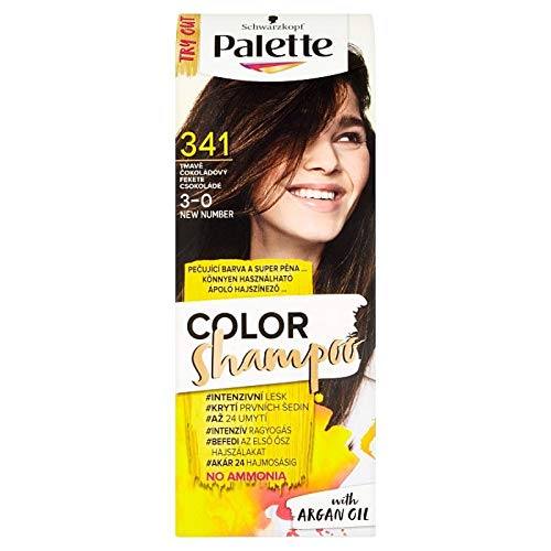Palette Color Shampoo, 70 ml./2.3 fl.oz. (341 - Dark Chocolate)