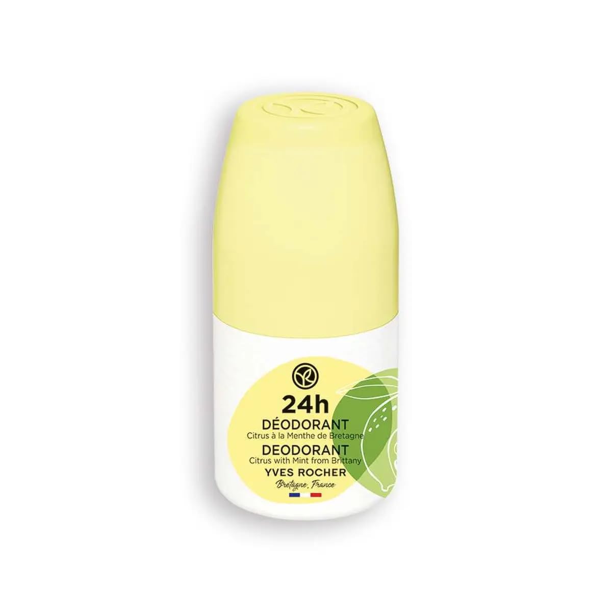 Yves Rocher 48H Antiperspirant – Long-Lasting Freshness, No White Marks, Gentle on Skin – 50ml / 1.7flOz
