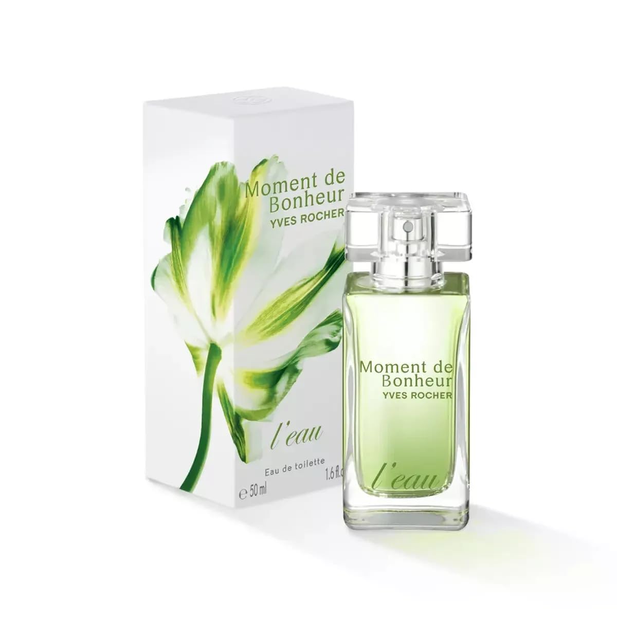 Yves Rocher Eau de Toilette Moment de Bonheur l'Eau Women Perfume Spray Long Lasting Fragrance - 50 ml. / 1.7 fl.oz.