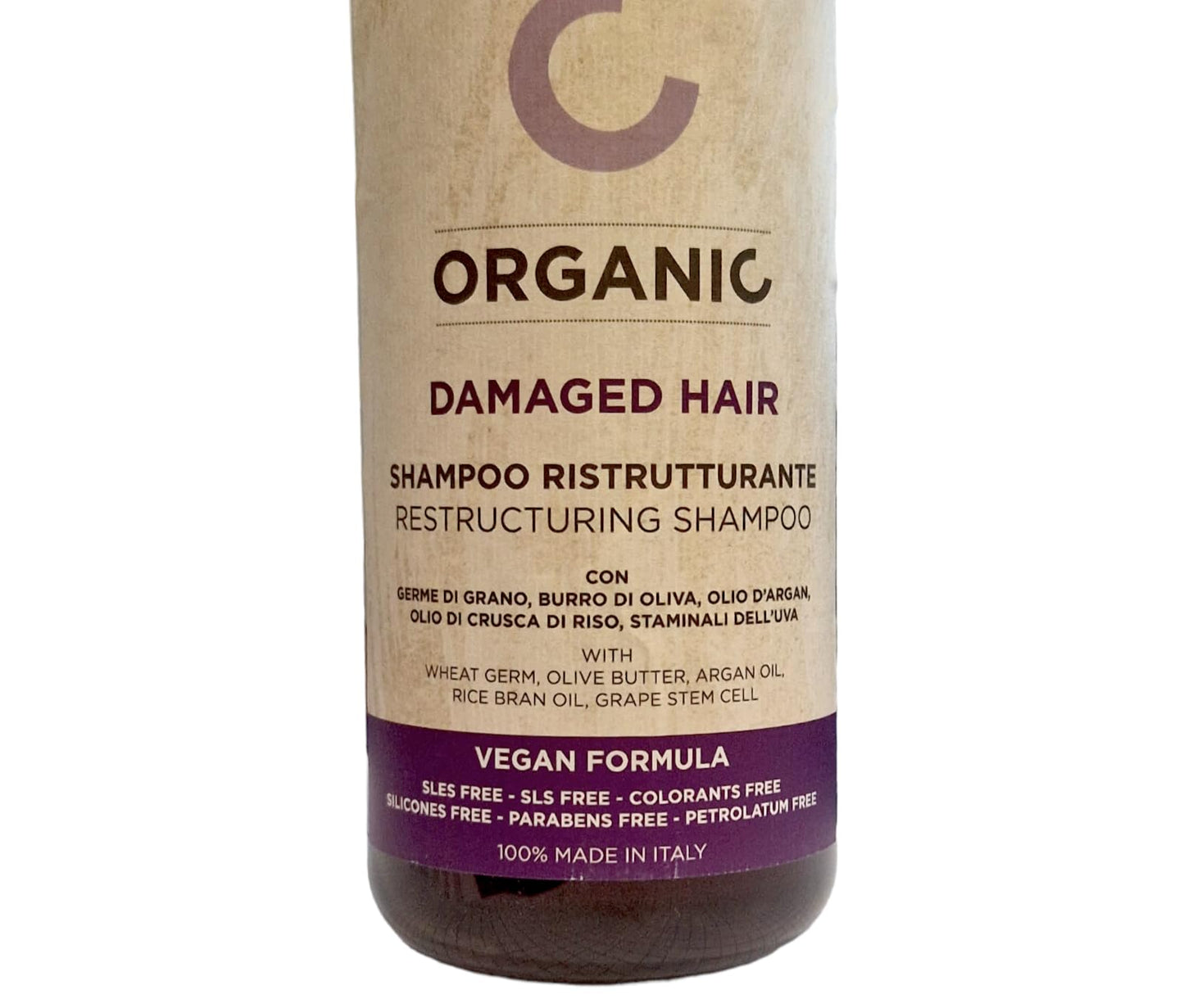 Punti di Vista Organic Damaged Hair Shampoo Repairing Damaged Hair 33.3 fl.oz.