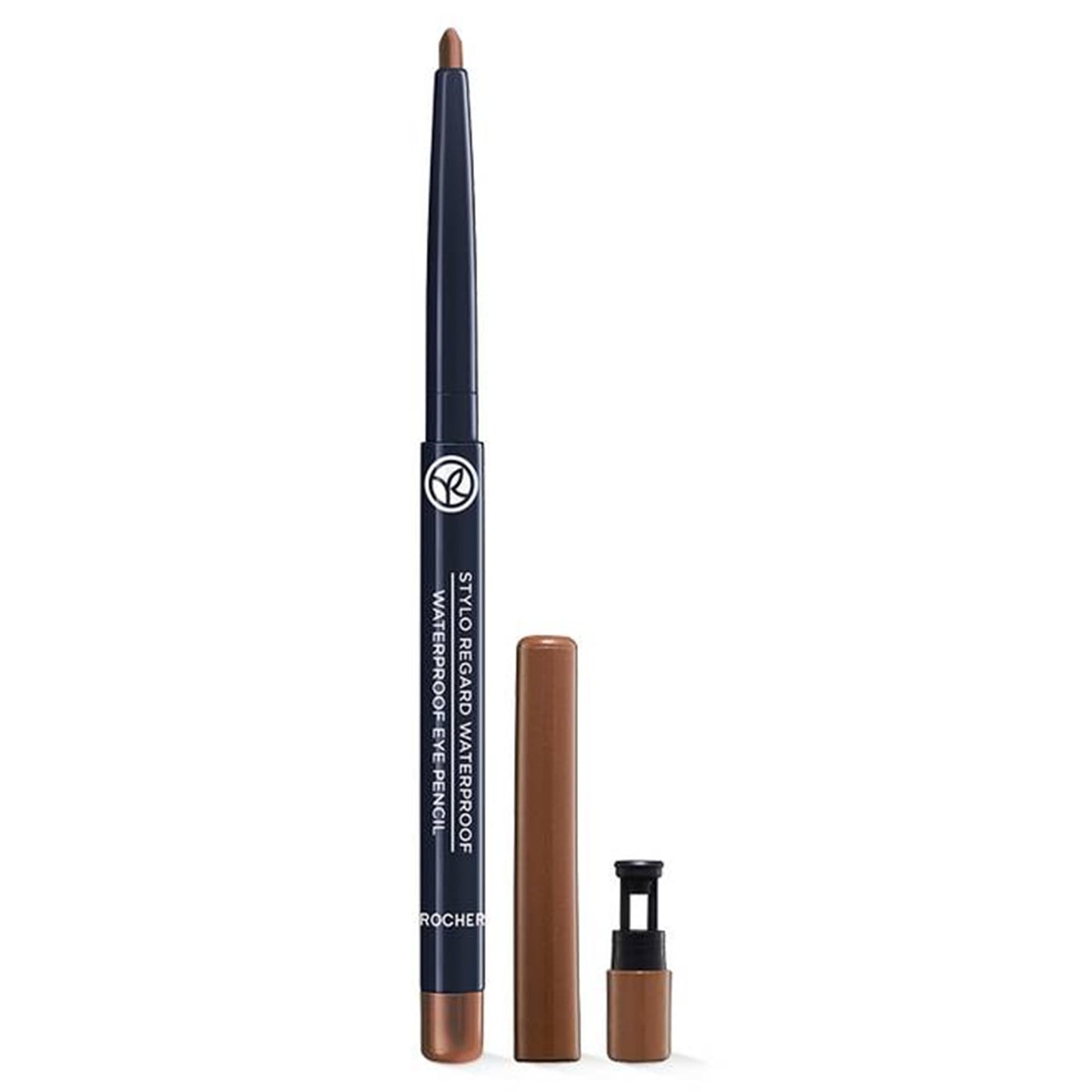 Yves Rocher Waterproof Eye Contour Pencil 03. CHESTNUT - Long-Lasting, Smudge-Proof, Intense Color, Precise Application, Waterproof Formula, Eye Makeup, Lash Line Definition, Smoky Eye Look