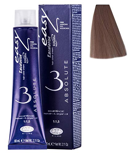 Lisap Easy Absolute 3 Hair Color Cream, 60 ml./2 fl.oz. (99/07 - Honey)
