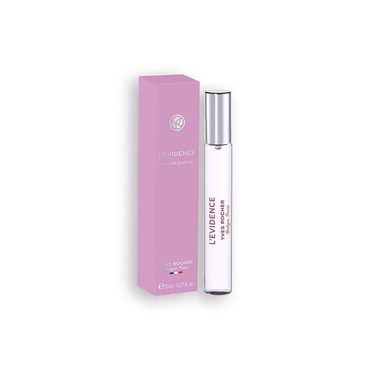 Yves Rocher L'Évidence Perfume for Women Long Lasting Fragrance Travel Size Mini Sample 8 ml./0.27 fl.oz.