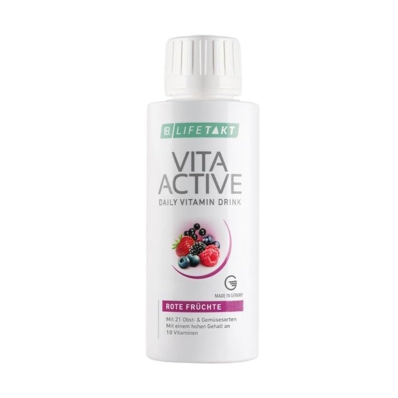 LR Health&Beauty Lifetakt Vita Active Rote Fruchte Care Women Men Drink Every Day Natural Treatment Red Fruit -150 ml./5 fl.oz.
